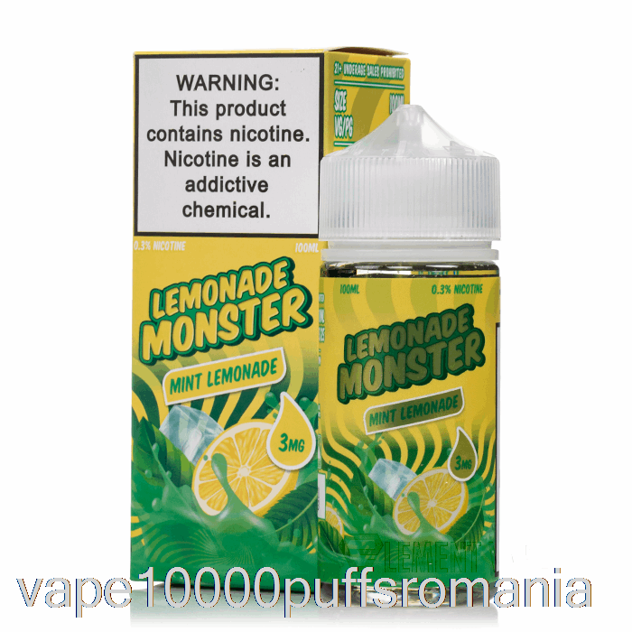 Vape Romania Menta - Limonada Monster - 100ml 3mg